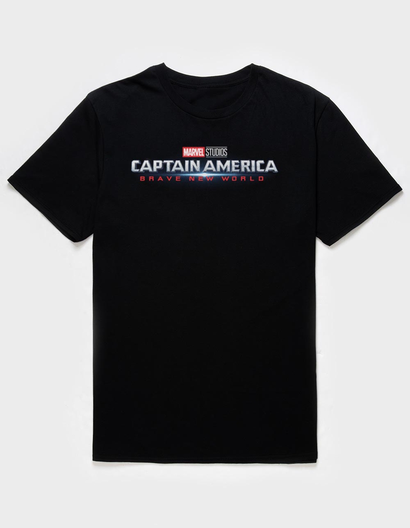 CAPTAIN AMERICA Brave New World Title Logo Unisex Tee image number 0