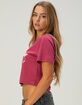 FOX Checker Womens Baby Tee image number 2
