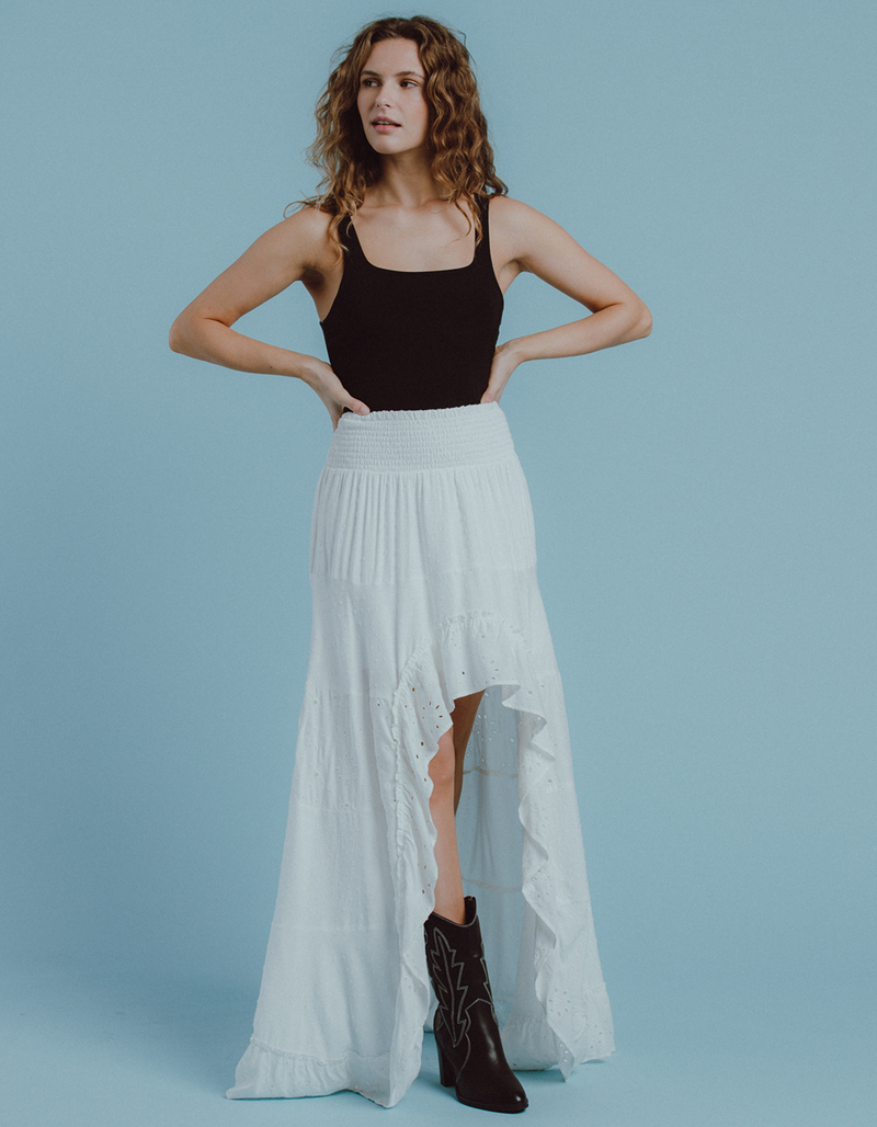 WEST OF MELROSE Seamless Square Neck Womens Bodysuit image number 6