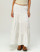 RSQ Womens Mid Rise Tiered Midi Skirt image number 2