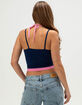 BOZZOLO Womens Double Layer Cami image number 4
