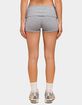 EDIKTED Audrea Ribbed Foldover Biker Shorts image number 3