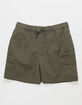 RSQ Mens Cargo Twill Pull On Shorts image number 3