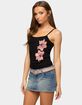 EDIKTED Sylvanna Sequin Flower Tank Top image number 2