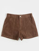 RSQ Utility Corduroy Womens Shorts image number 11