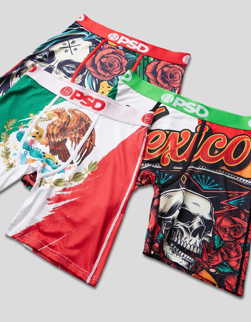 PSD Mexico 3 Pack Mens Boxer Briefs image number 4