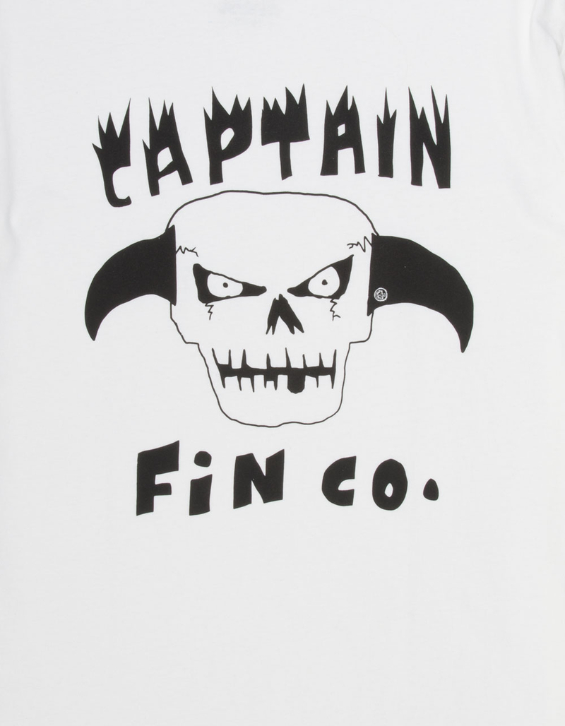 CAPTAIN FIN Twin Fin Skull Mens Tee image number 1