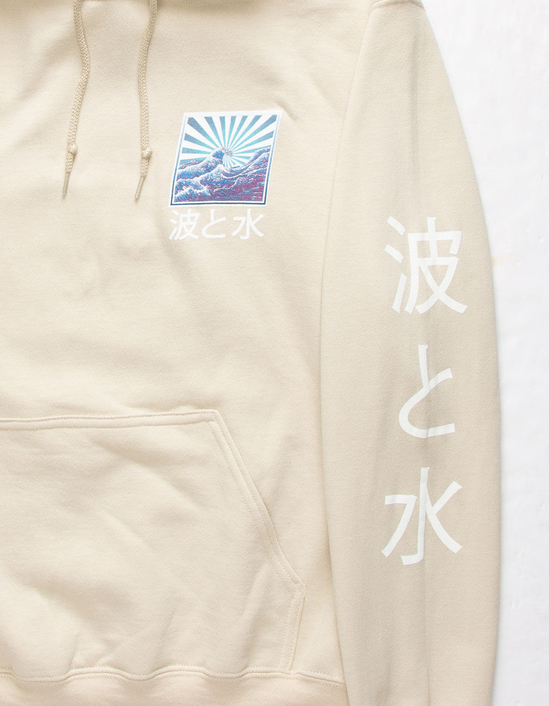 NEON RIOT Waves Mens Hoodie image number 2