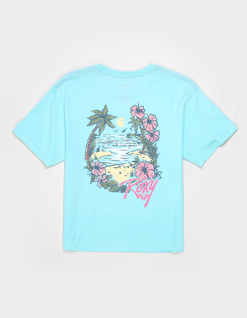 ROXY Hidden Beach Girls Boyfriend Tee image number 0