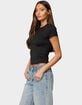 EDIKTED Tay Short Sleeve Top image number 2