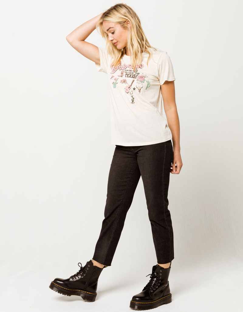 FULL TILT Greetings Texas Womens Boyfriend Tee image number 3