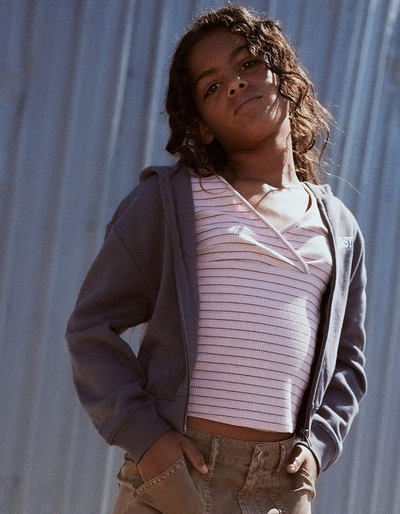 FULL TILT East Coast Girls Zip-Up Hoodie image number 3