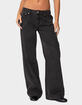 EDIKTED Bow Pocket Relaxed Jeans image number 2
