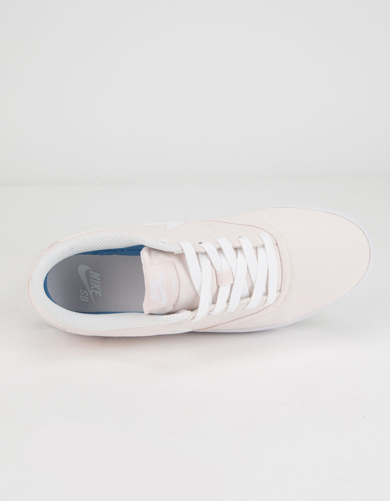 NIKE SB Check Solar Canvas Light Soft Pink & White Womens Shoes image number 2