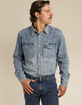 SENDERO PROVISIONS CO. The Wyatt Mens Pearl Snap Shirt image number 3