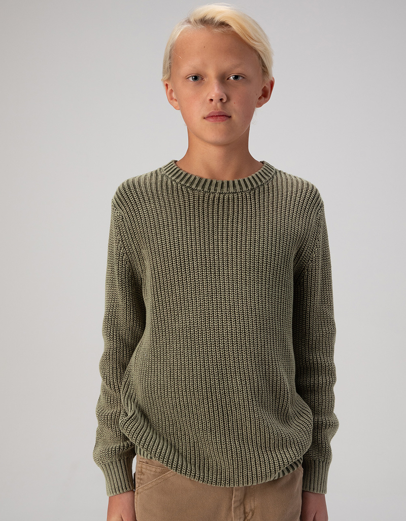 RSQ Boys Washed Crewneck Sweater image number 0