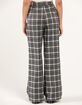 RSQ Womens Wide Leg Plaid Pants image number 4