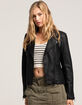 BLANK NYC Vegan Leather Moto Womens Jacket image number 1