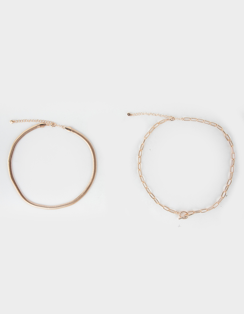 FULL TILT Layered Chain Necklace image number 0