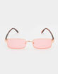 Rectangle Colored Lens Sunglasses image number 2