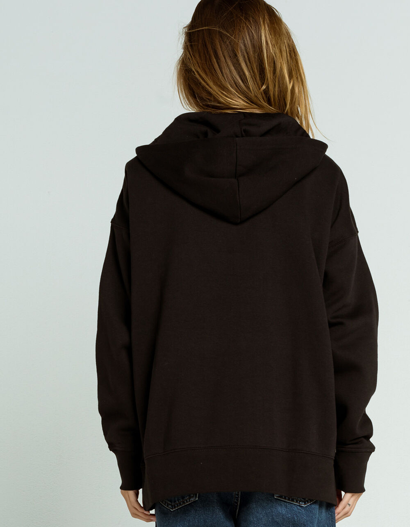 ADIDAS 3D Trefoil Half Zip Womens Hoodie image number 2