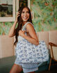 KATYDID Toile Coquette Bows Weekender with Pass-Thru Slip image number 4