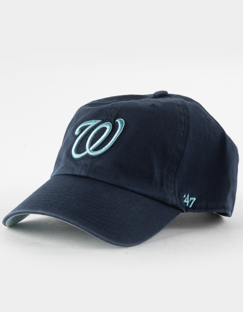 47 BRAND Washington Nationals '47 Clean Up Ballpark Strapback Hat image number 0
