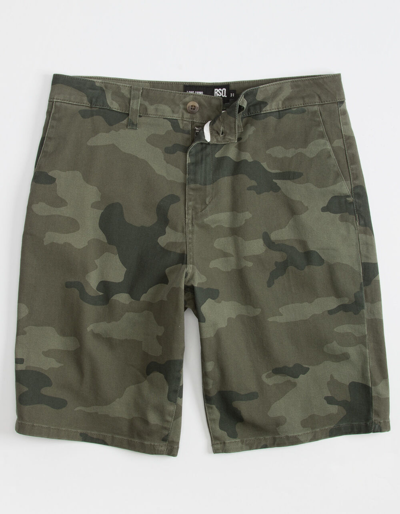 RSQ Long Mens Camo Chino Shorts image number 2