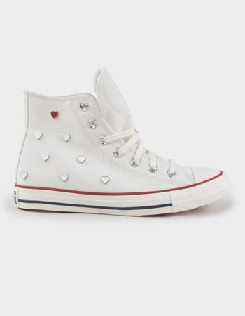 CONVERSE Chuck Taylor All Star Hearts Womens High Top Shoes Primary Image