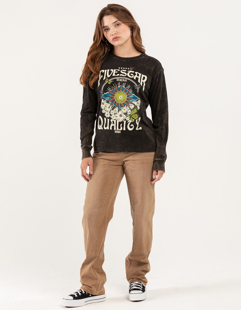 FIVESTAR GENERAL CO. Sun Daisies Oversized Womens Tee image number 4