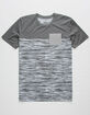 GROM Static Black Boys Pocket Tee image number 1