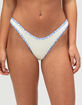 FULL TILT Textured Cheekier Bikini Bottoms image number 2
