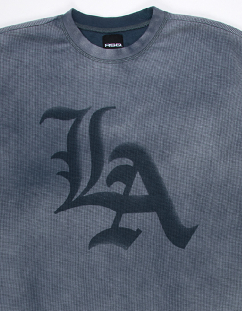 RSQ Mens Textured Baggy Crop Tee image number 2