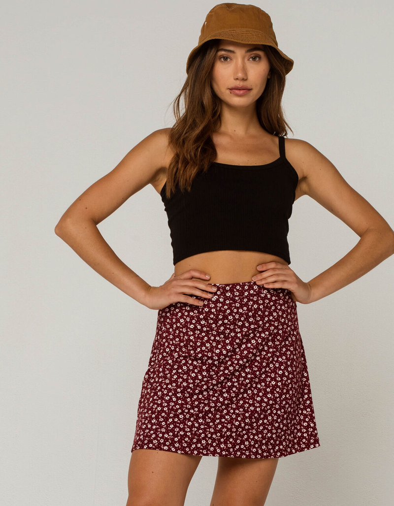 SKY AND SPARROW Floral Skater Skirt image number 0