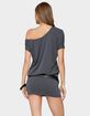 EDIKTED Sevie Off Shoulder Mini Dress image number 3