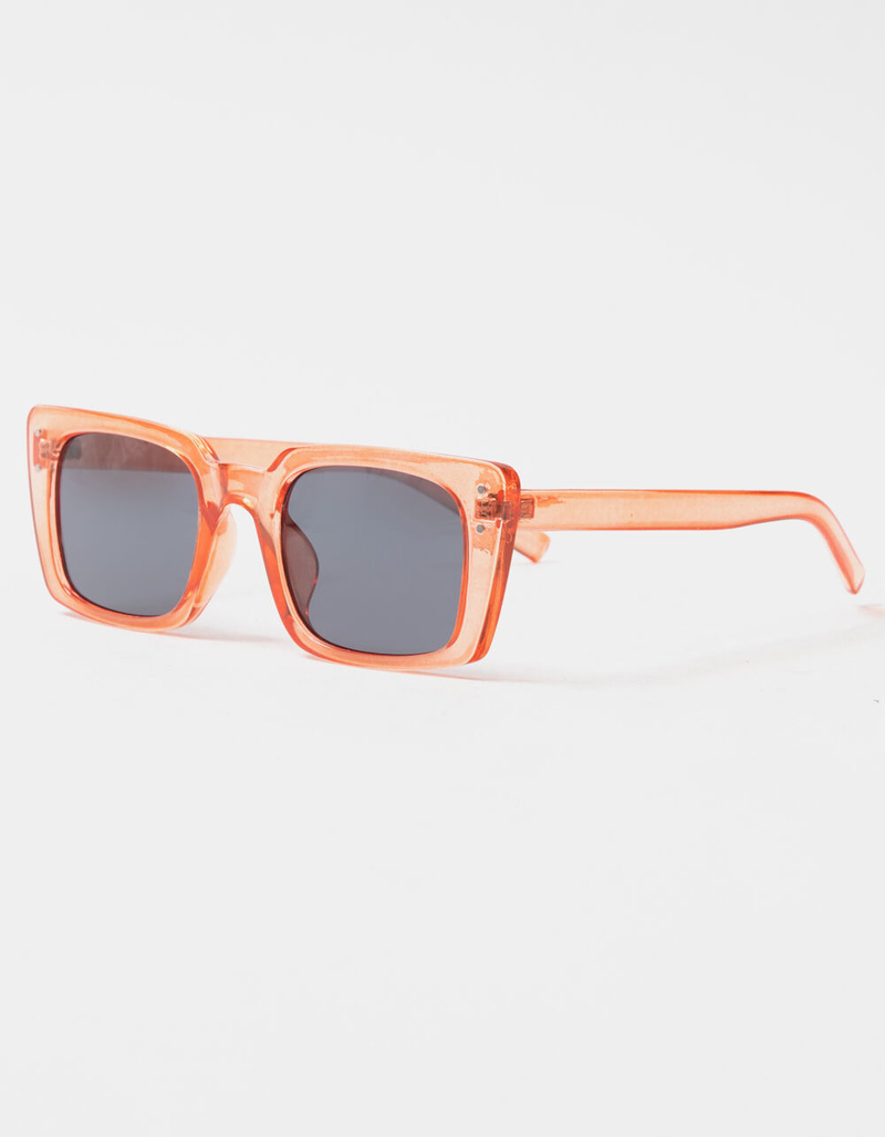 BLUE CROWN Acrylic Rectangle Sunglasses image number 0