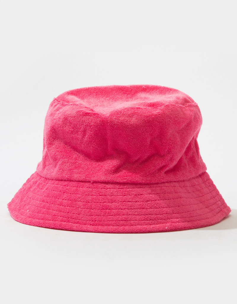 DAVID AND YOUNG Terry Cloth Womens Bucket Hat image number 0