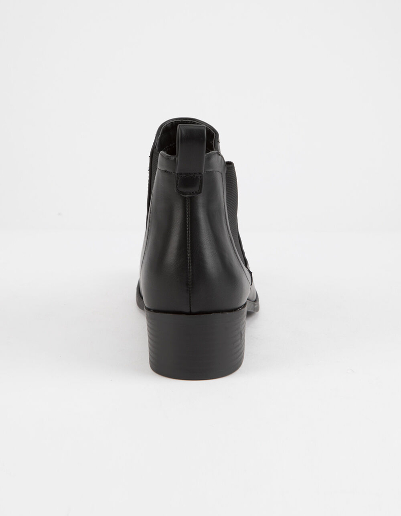 CITY CLASSIFIED Chelsea Black Womens Booties image number 3