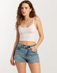 RSQ Womens High Rise Vintage Shorts image number 1