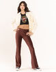RSQ Womens Knit Corduroy Flare Pants image number 1