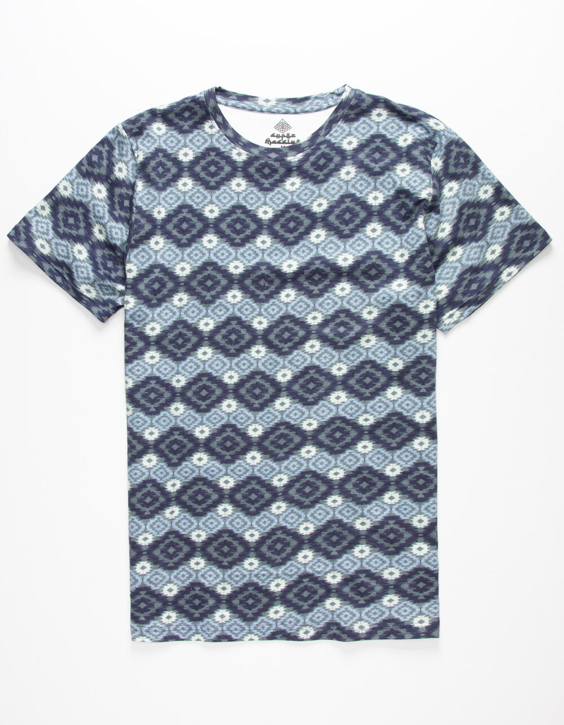 SUPER MASSIVE Aztec Stripe Mens T-Shirt image number 0
