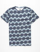 SUPER MASSIVE Aztec Stripe Mens T-Shirt image number 1