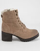 BILLABONG Wild Thing Tan Womens Lug Boot image number 2