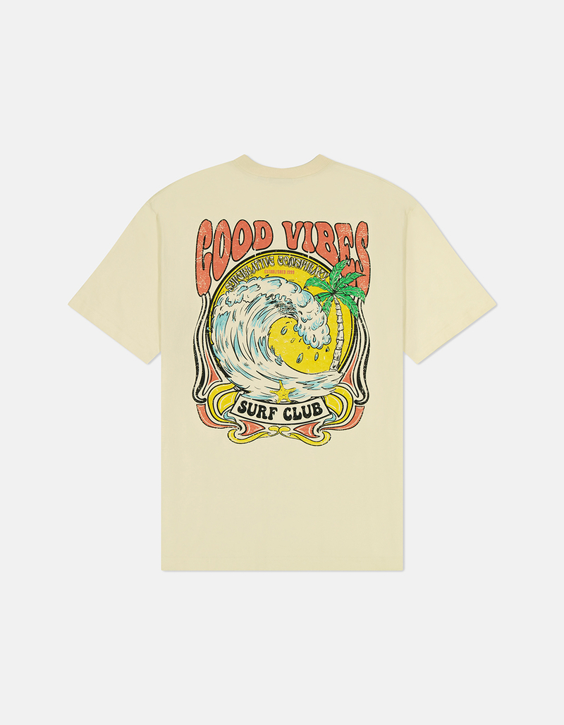 WESC Mason Good Vibes Surf Club Mens Tee image number 1
