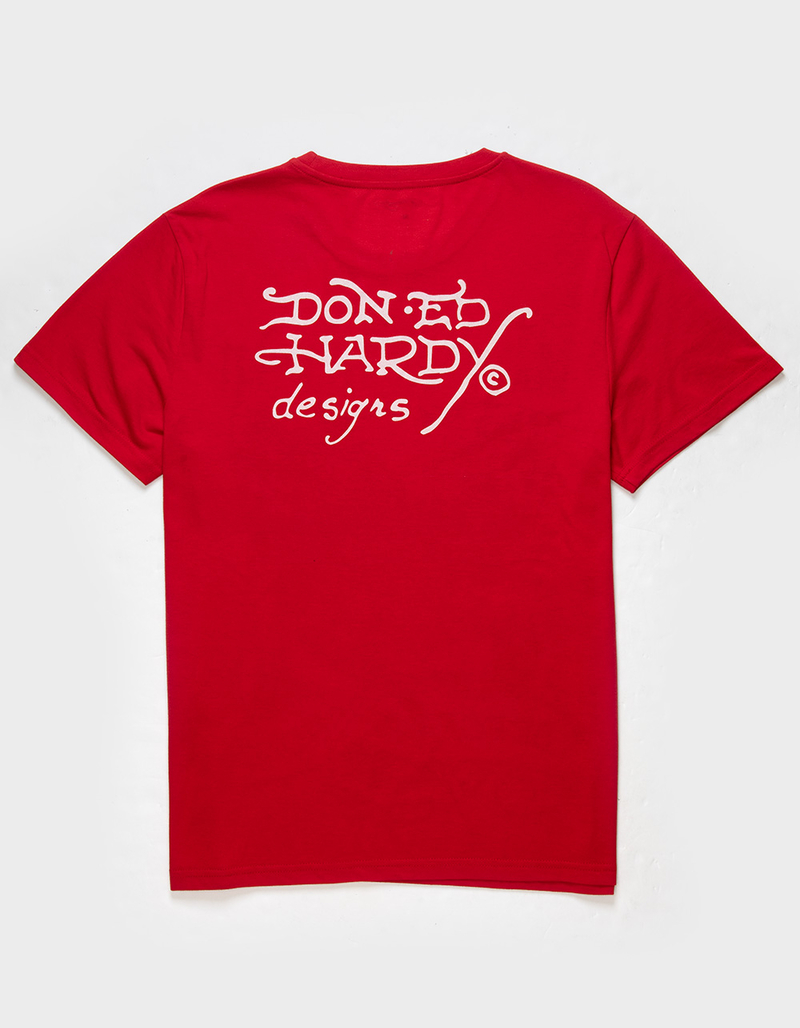 ED HARDY Panther Dragon Mens Tee image number 1