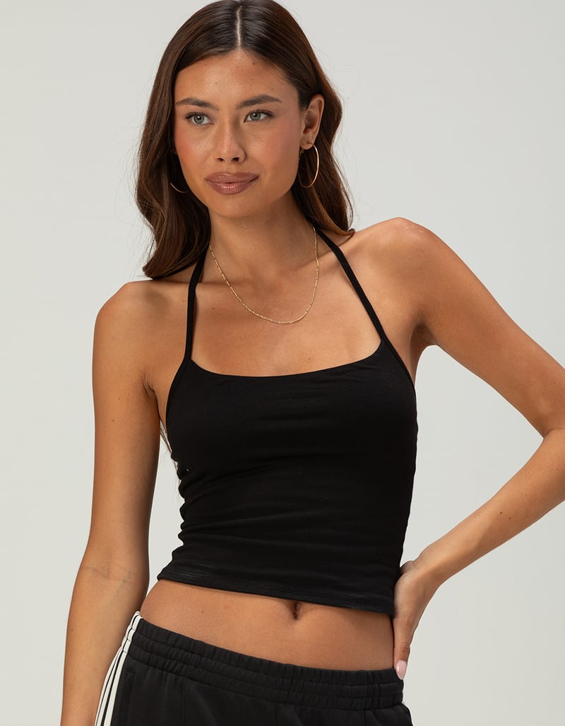 TILLYS Womens Tie Halter Top image number 0