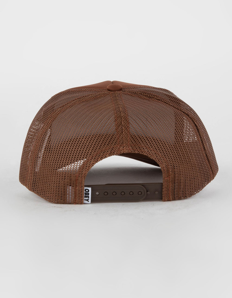 OBEY Marked Mens Trucker Hat image number 2