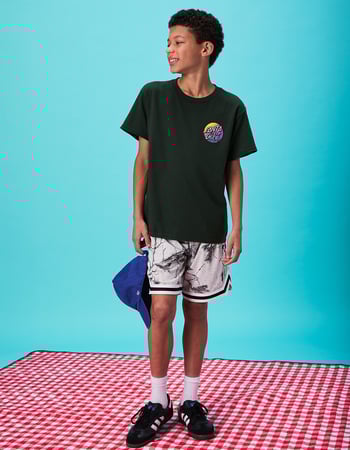 RSQ Boys Ribbed Trim Basketball Shorts Primary Image