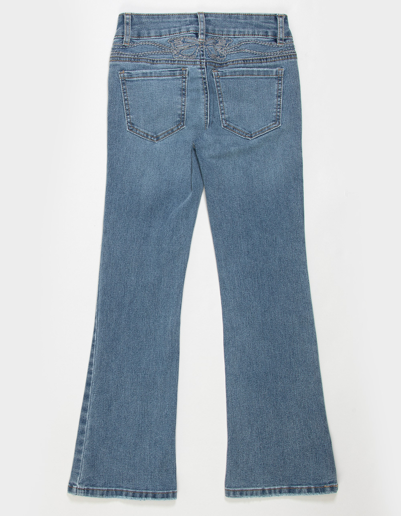 RSQ Girls Embroidery Flare Jeans image number 2