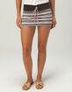 RSQ Womens Low Rise Stripe Mini Skort image number 2